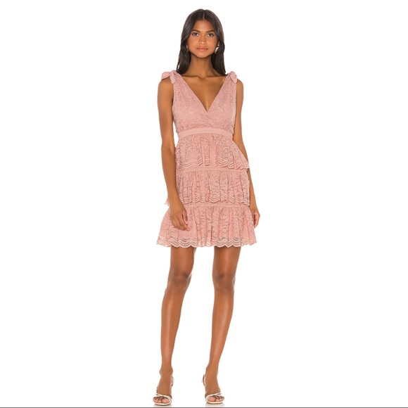 Bardot Dresses & Skirts - NWT REVOLVE BARDOT | Dusty Pink Roxy Dress